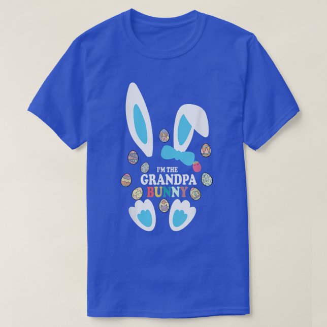 Mens I'm The Grandpa Bunny Matching Family Easter  T-Shirt (Design Front)