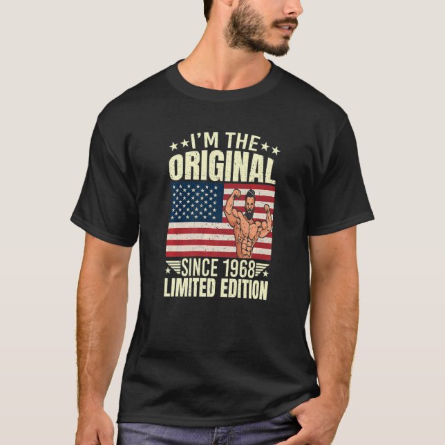 Mens I'm The Original Since 1968  Cool Style Retro T-Shirt (Front)