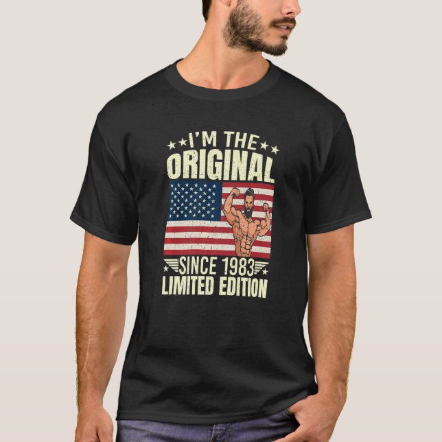Mens I'm The Original Since 1983  Cool Style Retro T-Shirt (Front)