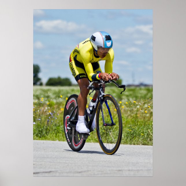 Mens Individual Time Trial No 3 Poster (Front)