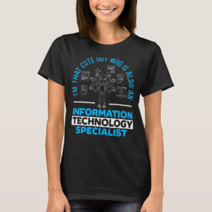 Mens Information Technology Specialist Computer Jo T-Shirt