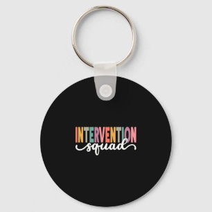 Mens intervention teacher school squad key ring