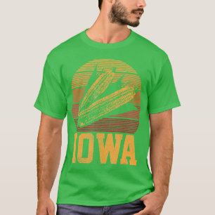 Mens Iowa Corn Farming Vintage Farm Corn Farmer Gi T-Shirt
