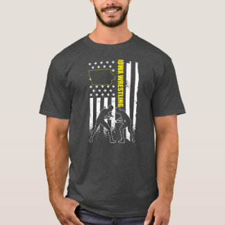 Mens Iowa Wrestling Apparel USA Iowa Wrestler T-Shirt
