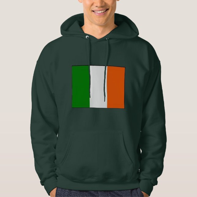 Men's Irish Hooded Pullover Sweatshirt (Front)