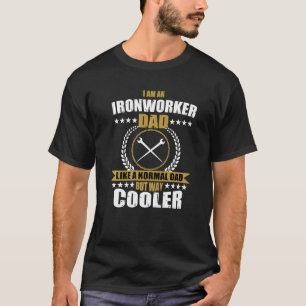 Mens  Ironworker Dad Costume For Father T-Shirt