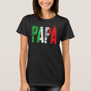 Mens Italian Culture Family Italy Born Papà T-Shirt