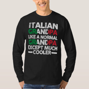 Mens Italian Grandpa Italy T-Shirt