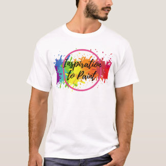 Mens ITP Logo TShirt with Paint Every Day on back