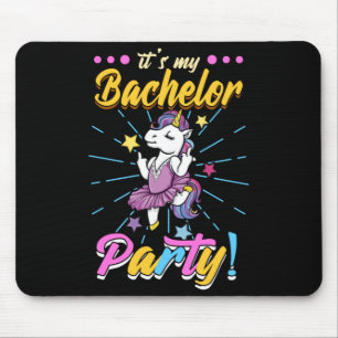 Mens Its My Bachelor Party Groom Performance Mouse Mat