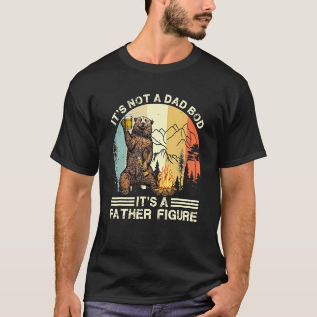 Mens It's Not A Dad Bod It's A Father Figure  Bear T-Shirt (Front)