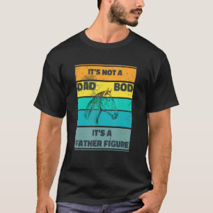 Mens Its Not A Dad Bod Its A Father Figure Horse V T-Shirt