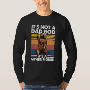 Mens Its Not A Dad Bod Its A Father Figure Retro V T-Shirt