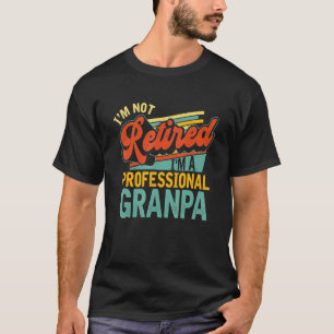 Mens Iu2019m A Professional Granpa Vintage Retired T-Shirt