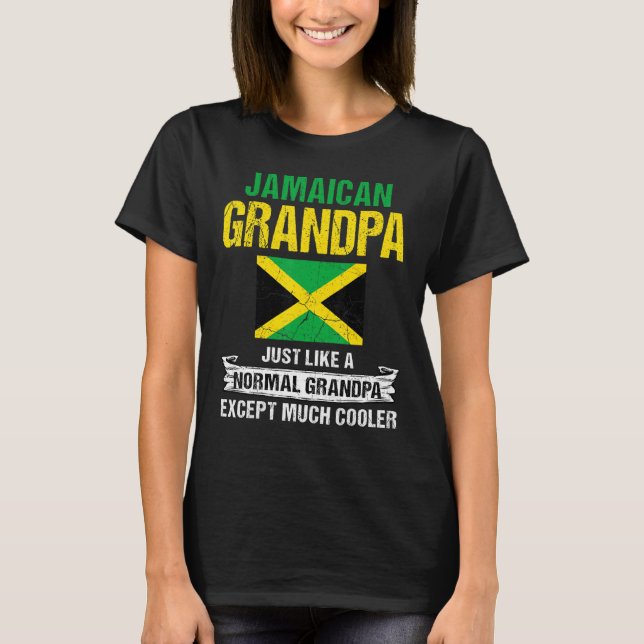 Mens Jamaican Grandpa Like A Normal Grandpa Except T-Shirt (Front)