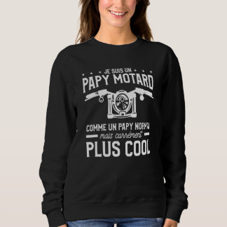 Mens Je Suis Un Papy Motard Comme Un Papy Normal [ Sweatshirt