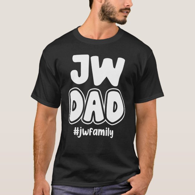 Mens Jehovah's Witnesses Jw Dad JW Family T-Shirt (Front)