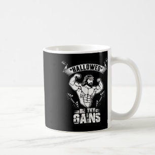Mens Jesus Bodybuilding T Shirt - Funny Jesus Weig Coffee Mug