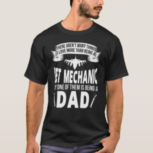 Mens Jet Mechanic Dad Apparel  Cute Mechanics Desi T-Shirt