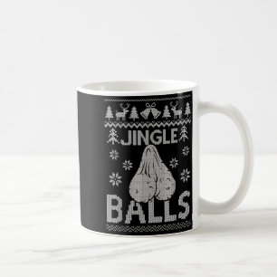 Mens Jingle Adult 18+ Ugly Christmas Sweater  Coffee Mug