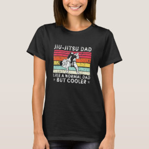 Mens Jiu Jitsu Dad Like Normal Dad But Cooler Bjj T-Shirt