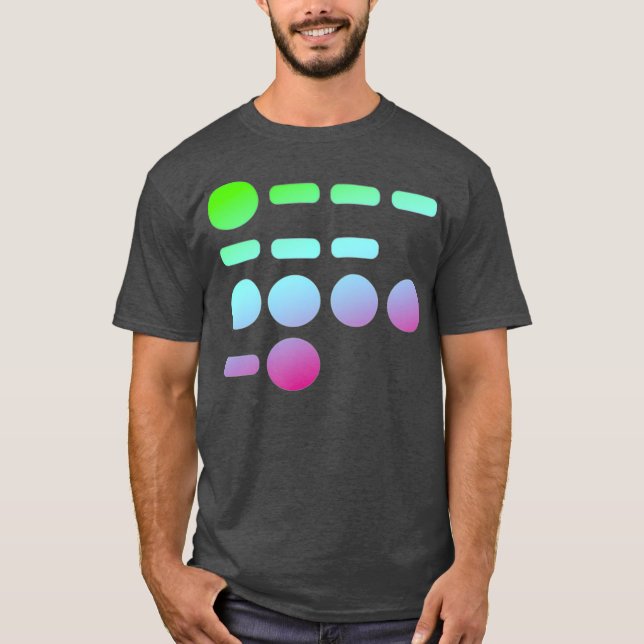 Mens John In Morse Code For HAM Radio T-Shirt (Front)