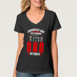 Mens Journalist Writing Journalism Reporter Media T-Shirt