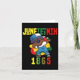 Mens Juneteenth Remembering My Ancestors For Afric Card