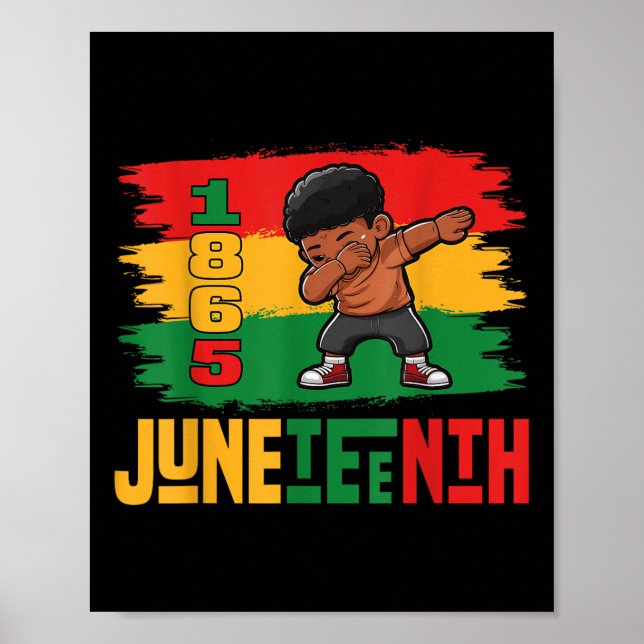 Mens Juneteenth Remembering My Ancestors For Afric Poster (Front)