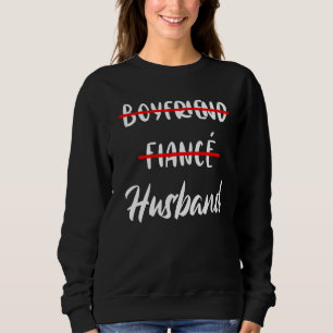 Mens Just Married His and Hers Newly Married Cou Sweatshirt