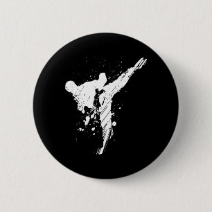 Mens Karate Womens Karate Costume Karate for Boys 6 Cm Round Badge