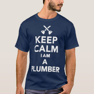 Mens Keep calm Im a plumber T-Shirt