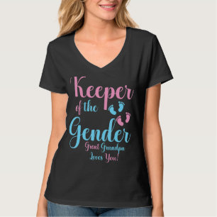 Mens Keeper Of The Gender  You Promoted Great Gran T-Shirt