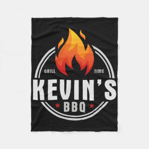 Mens Kevin's Bbq Fleece Blanket