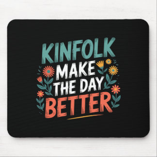 Mens kinfolk relatives heritage kin group family mouse mat
