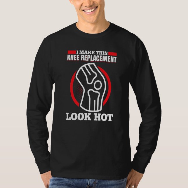 Mens Knee Replacement Surgery Knee Replacement War T-Shirt (Front)
