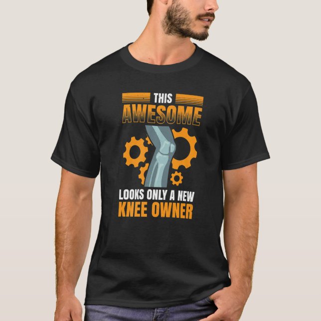 Mens Knee Replacement Surgery Knee Replacement War T-Shirt (Front)
