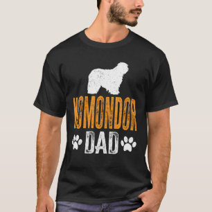 Mens Komondor Dad Gift Dog Daddy Komondor Father D T-Shirt