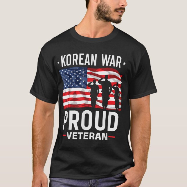 Mens Korean War Veteran T-Shirt (Front)