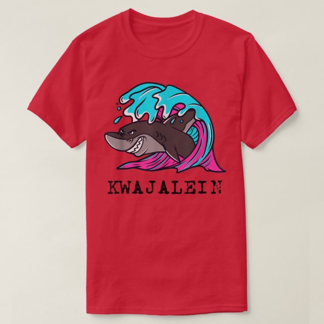 Mens Kwajalein Atoll Kwaj Marshall Islands Shark O T-Shirt (Design Front)