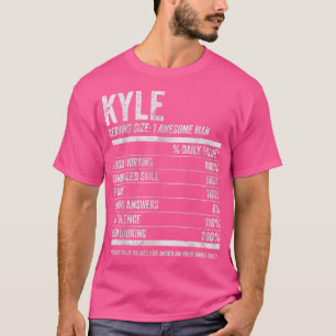 Mens Kyle Nutrition Personalised Name Funny Name T-Shirt