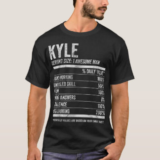 Mens Kyle Nutrition Personalised NameFunny Name Fa T-Shirt