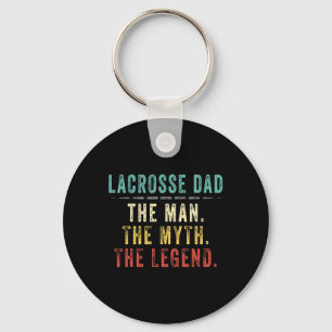 Mens Lacrosse Dad Fathers Day Gift Lacrosse Man My Key Ring