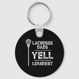 Mens Lacrosse Dad Fathers Day Sports Gift Tee Key Ring