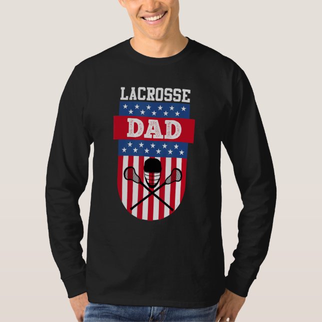 Mens Lacrosse Dad T-Shirt (Front)