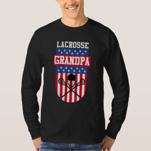 Mens Lacrosse Grandpa T-Shirt