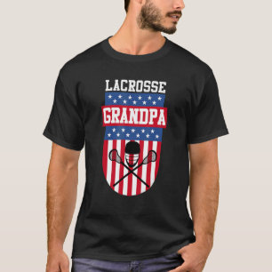 Mens Lacrosse Grandpa T-Shirt