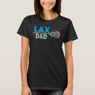 Mens Lacrosse Player Dad Retro Style Lax Dad Fathe T-Shirt