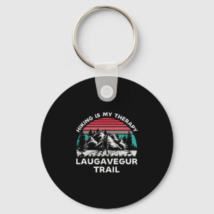 Mens laugavegur trail hiking is therapy outdoors key ring