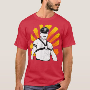 Mens Leather Daddy, Bear Leather, kink, Moustache T-Shirt